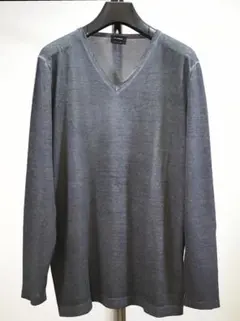 JIL SANDER ジルサンダー 17SSコールドダイ加工Vネックニット46のサムネイル