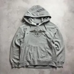 00s OLD GAP 首チョップ加工 サイドリブ スウェット パーカー