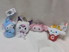 サンリオキャラクターズになりきりクロミふわふわ尻尾マスコット計4点セット