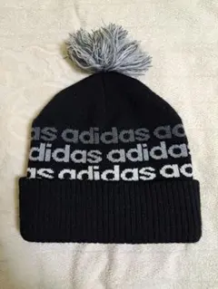 adidas　ボンボンニット帽　希少　90年代