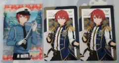 【あんさんぶるスターズ】クリアカード メタリックカード 朱桜司