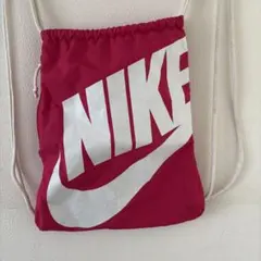 NIKE ナイキ ナップサック ジムサック ピンク ビッグロゴ