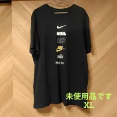 NIKE　ナイキ　半袖　Tシャツ　ブラック　XＬ　未使用品　ナイキロゴ