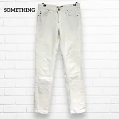 SOMETHING サムシング エドウィン ストレッチ スキニー デニムパンツ