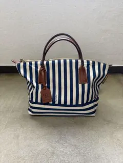 まだまだ使える❤︎ TORY BURCH トートバッグ ボーダー柄 マリン柄 A4 