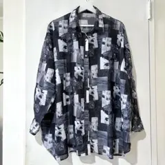 JEANASIS モノトーン フォト プリント シャツ シアーシャツのサムネイル