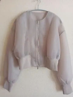 シアー ブルゾン