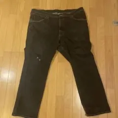 Wrangler ダークブラウン デニムパンツ
