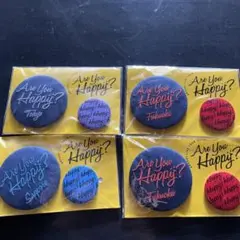 嵐　Are You Happy? 缶バッジ 赤、青、紫