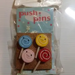 デコレ　レトロ商品 プッシュピン