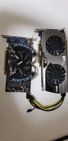 MSI 　GeFoceN460GTX　 N560GTX 2台 ジャンク