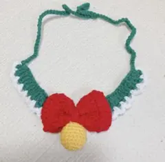 1点のみ❤️猫 首輪 リボン シュシュ おしゃれ 子猫 首輪 ハンドメイド　手作り