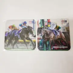 HUB × netkeiba イクイノックス ドウデュース　コースター2枚セット