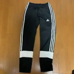 adidas ジャージパンツ 3本ライン 黒 160