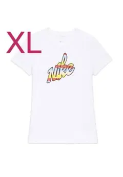 【新品】NIKE ナイキ XL コア HBR プリント Tシャツ 半袖 白T