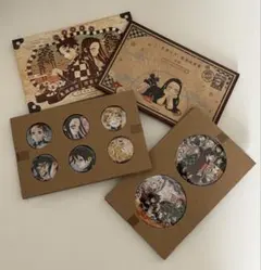 鬼滅の刃 特装版 32キャラシール 缶バッチ 謹製絵言葉 謹製色彩人物録