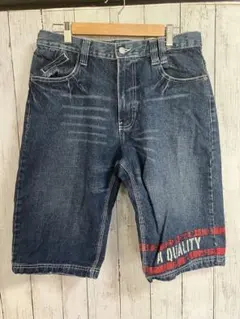 AIRWALK デニムハーフパンツ L 刺繍ロゴ Y2K 00sのサムネイル