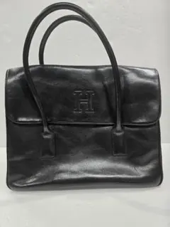 ✨美品✨ HIROFU ヒロフ 本革 トートバッグ ブラック イタリア製 大
