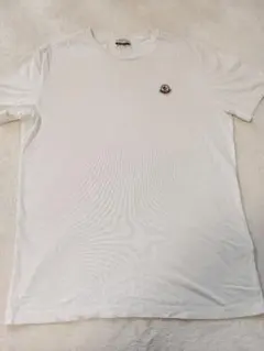 MONCLER ロゴネック Tシャツ ホワイト XL - メルカリ