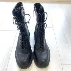 ZARA レースアップブーツ ブラック36