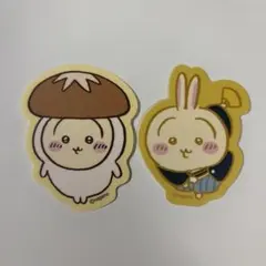 ちいかわ　ダイカットステッカー　うさぎ　シール　ハチワレ　セリア　キャンドゥ