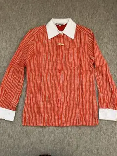 クリスチャン ディオールcotton長袖ブラウスＳサイズ