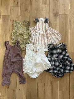 ベビー服 ロンパース 5点セット　女の子