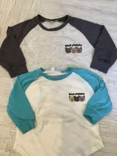 ベアフレンズ Tシャツ 2枚セット 90 100 お揃い