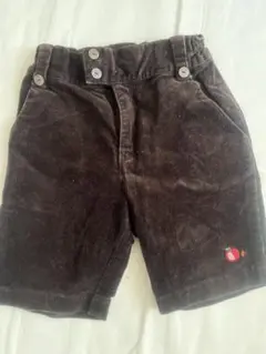 familiar コーデュロイ　ハーフパンツ　90