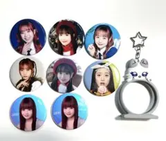 ME:I 清水恵子 【缶バッジ&缶バッジホルダー 9点セット】