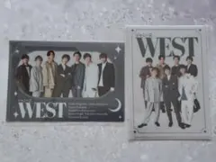 【未開封】WEST．(旧ジャニーズWEST)　ミニクリアファイル2枚セット