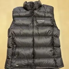 モンベル　ライトアルパインダウンベスト　メンズL 黒