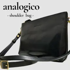 analogico アナロジコ ショルダーサコッシュ斜め掛けブラック