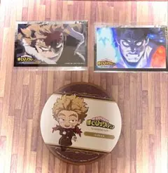 ヒロアカ　アニメイトカフェ　コースター　フォトカード　ホークスエンデヴァー