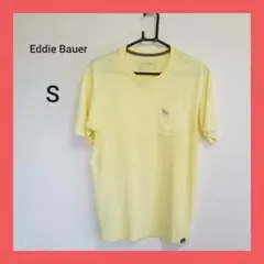 【美品】Eddie Bauer 半袖Tシャツ イエロー Sサイズ 即日発送のサムネイル