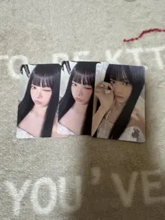 LE SSERAFIM hot コンパクト 封入 トレカ ウンチェ 3枚