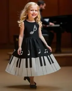 ピアノ　発表会　ドレス　ワンピース　8歳　120-130センチ