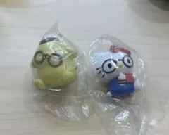 ガチャ サンリオ めがねっこちゃんフィギュア