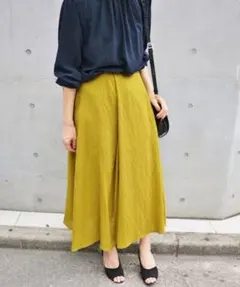 イエナ シアーランダムフレアスカート 38