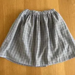 [最終お値下げ]グリーンレーベルリラクシング：リバーシブルチェックスカート