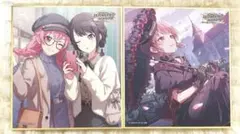 プロセカ　桃井愛莉　ミニ色紙 54A 特訓前後 1枚ずつ