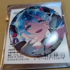 プロセカ グリッター缶バッジ 初音ミク イベントイラスト 46C