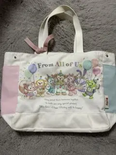 ダッフィー＆フレンズ トートバッグ フロムオールオブアス 40周年