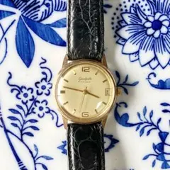 60s 東ドイツ製 GERMANY Glashütte 手巻き時計 金張り - メルカリ