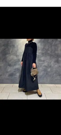 UNITED ARROWS タフタ キャミソール ワンピース