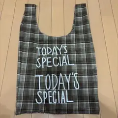 TODAY'S SPECIAL エコバッグ チェック柄のサムネイル