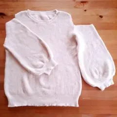 GRL グレイル オフショルダーニット トップス ベージュ M