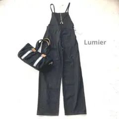 限定価格》elmyu ワンショルデザインデニムサロペット オールインワンM 