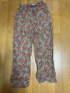 KBF 花柄カジュアルパンツ ワンサイズ