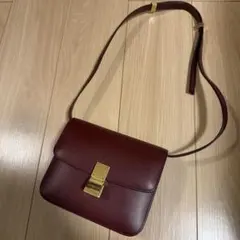 CELINE セリーヌ　クラシックボックス　ティーンボックス　レッドのサムネイル